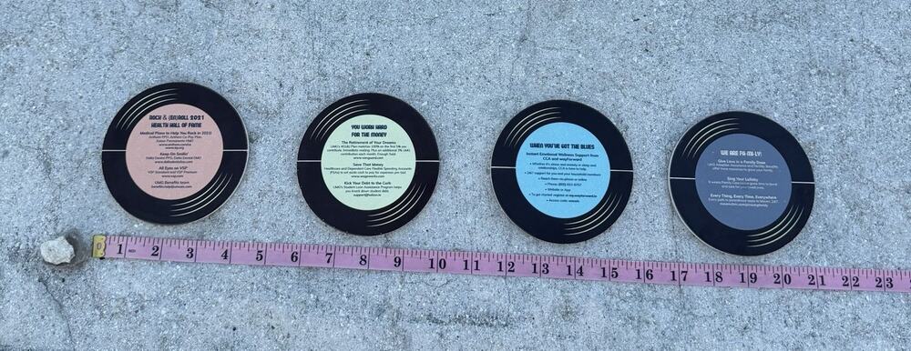UNITED MUSIC GROUP UMG INTERNAL HEALTH INSURANCE COASTERS